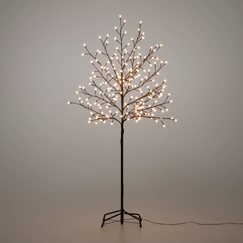 Finnlumor LED-valopuu 200LED 150 cm sisä- ja ulkokäyttöön lämmin valkoinen